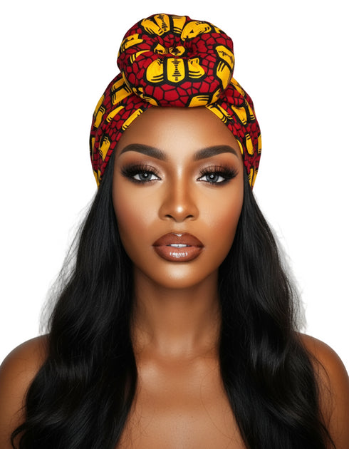 Aziza's Midnight Knot Turban