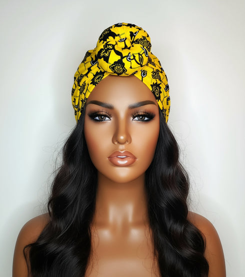 Aziza's Midnight Knot Turban