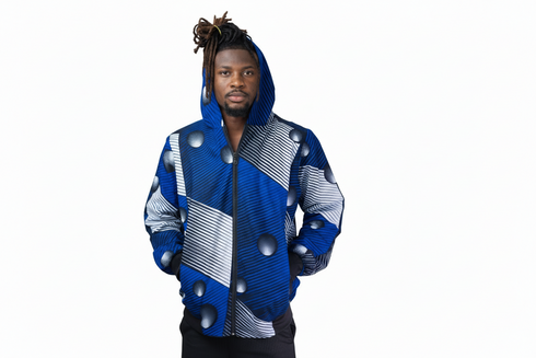 BANDA Bold Ankara UNISEX Streetwear Hoodie Bomber Jacket only