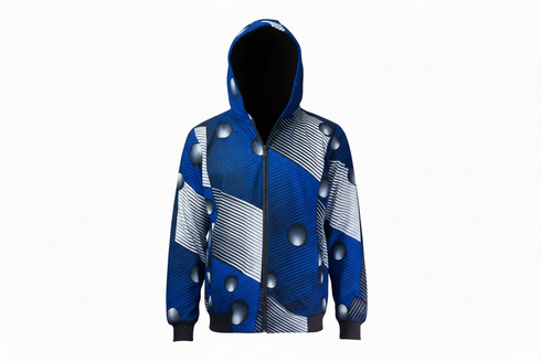 BANDA Bold Ankara UNISEX Streetwear Hoodie Bomber Jacket only