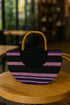 Bambara Crescent Wooden handle Handbag
