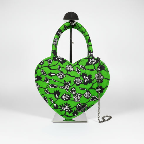Batik Bliss Heart-Shaped Tote