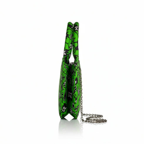 Batik Bliss Heart-Shaped Tote