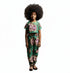 Buiteyo Girls Ankara Pattern Print Two-Piece Set with Elastic Band