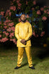 CHINEDU Prestige African Long-sleeve Men's Senator Outfit Set -  Royal Gold Edition