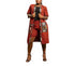 CHIPO Ankara Chic Three Quater A-Line Kimono with Matching Shorts Set.