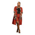 CHIPO Ankara Chic Three Quater A-Line Kimono with Matching Shorts Set.