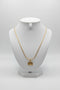 COURAGE GYAWU ATIKO non-fade gold Adinkra stainless steel necklace Only