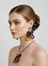 Carnival Knots Accessory Trio - Ankara Earring and Necklace Set