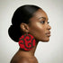 Jei-No Circular Chic Medium Ankara Print Earrings