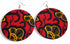 Jei-No Circular Chic Small Ankara Print Earrings