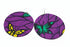 Jei-No Circular Chic Small Ankara Print Earrings
