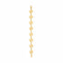 Gold chain bracelet on a marble surface