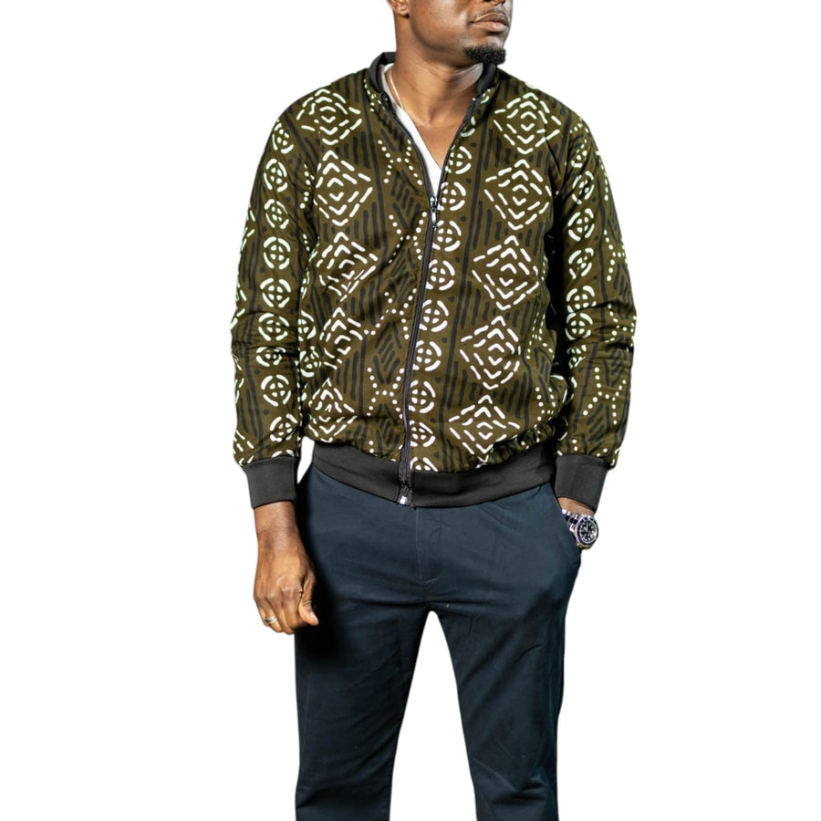 DUMISA Goldloom Bold Ankara Adult UNISEX Jacket