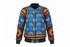 DUMISA Ankara Goldloom Bold African Print UNISEX Adult Bomber Jacket Only