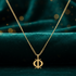 DURABLE WAWA ABA non-fade gold Adinkra stainless steel necklace only