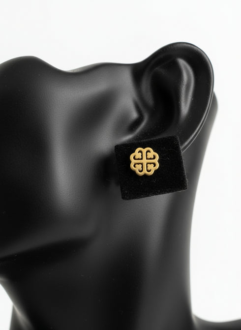 Divine Adinkra 'Nyame Dua' Stud Earrings
