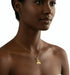 Duafe Gold Necklace - Adinkra Necklace Stainless Steel