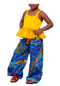 EDLINE Palazzo Pants / Trousers Kids Ankara African Print