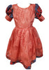 Fosuwaa Floral Lace and Print overlay Girl dress