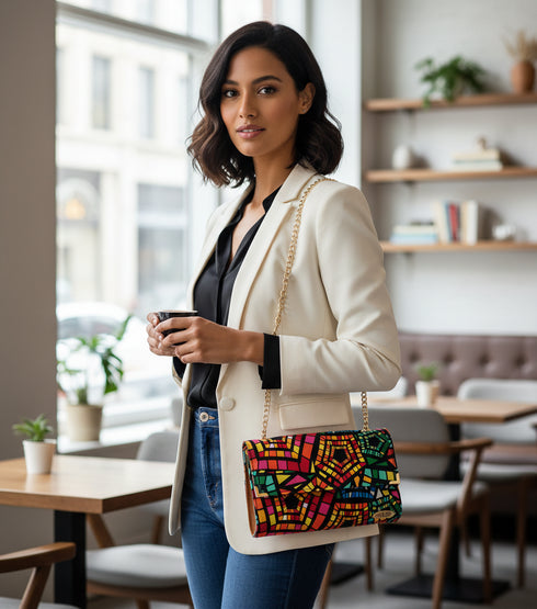 Gee Mosaic Clutch Bag