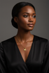 BRAVERY KWATAKYE-ATIKO heritage adinkra stainless steel necklace only