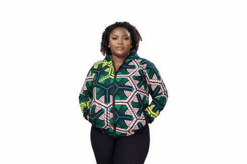 BANDA Bold Ankara UNISEX Streetwear Hoodie Bomber Jacket only