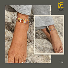 Load image into Gallery viewer, Ohuofe Anklet / Bracelet Multicolored Carnival Bead Bangle Fiesta beads
