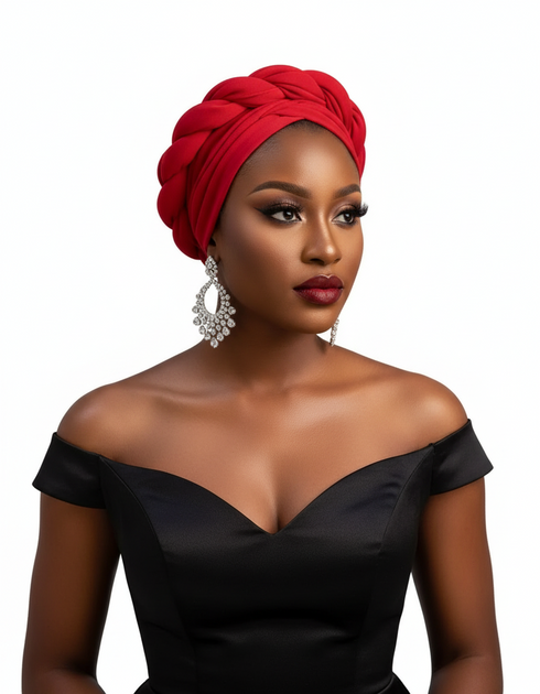 ALINAH Premium Handmade Stretch Fabric Twisted Strand Turban Hair Accessory