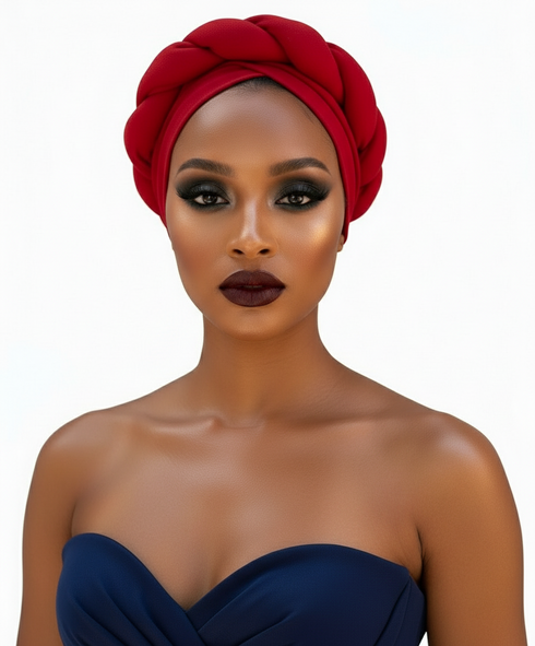 ALINAH Premium Handmade Stretch Fabric Twisted Strand Turban Hair Accessory