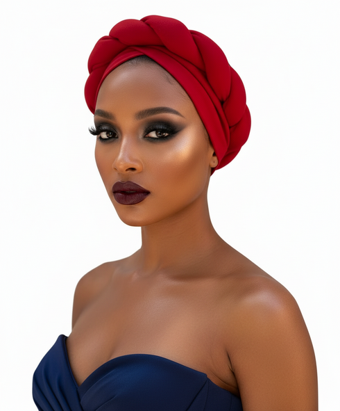 ALINAH Premium Handmade Stretch Fabric Twisted Strand Turban Hair Accessory