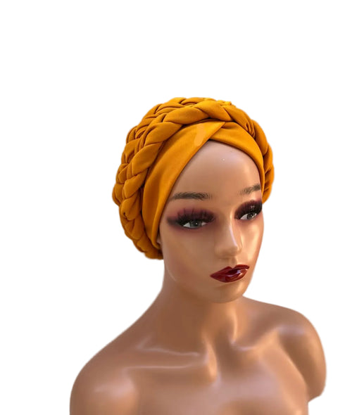 LUMARIA Premium Braided Crown Wrap Handmade Turban Hair Accessory