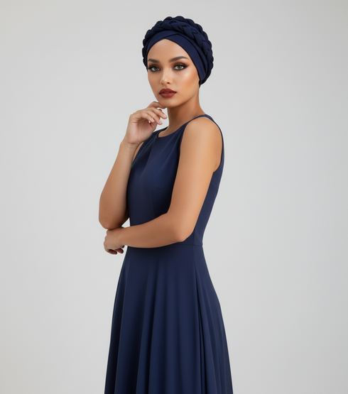LUMARIA Premium Braided Crown Wrap Handmade Turban Hair Accessory