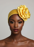 FATIMA Premium Twisted Flower Silk Turban Hair Accessory