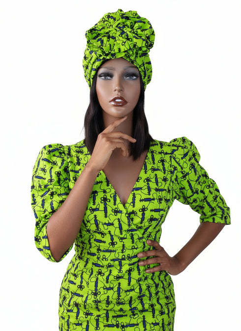 Kiara's Bloom Accent Hair Wrap