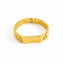 LEGACY Gold and silver sleek rectangular plate polished stainless steel non fade MEN bracelet Only
