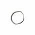 Silver bracelet on a marble surface