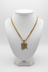 LONGEVITY LONG LIFE Chinese symbol bold curb chain stainless steel necklace only