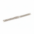 LUXE CURVE crystal bar link gold tone stainless steel non fade MEN bracelet only