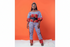 Lesedi Off-Shoulder Ankara Jumpsuit Set with Waist Belt for Women