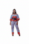 Lesedi Off-Shoulder Ankara Jumpsuit Set with Waist Belt for Women