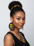 Mandala Majesty Accessory Set - Ankara Earring and Necklace Set
