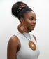 Mandala Majesty Accessory Set - Ankara Earring and Necklace Set