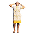 Marisela Women Abstract Ankara Shift Dress – Elegant African Everyday Wear