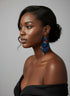 Melodic Twist Ankara Earrings