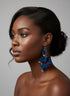 Melodic Twist Ankara Earrings