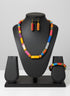Ohemaa Kente Ankara Accessory set - Necklace, Bracelet and Earring Set