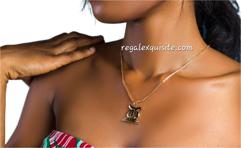 Ohene Adwa Necklace and Earrings Set