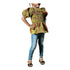 Ophira Smocked Elastic Ankara Peplum Blouse for Girls - Top Only