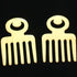 Duafe Oversized/Exaggerated Gold Adinkra Comb Earrings –  African Statement Jewelry for Women